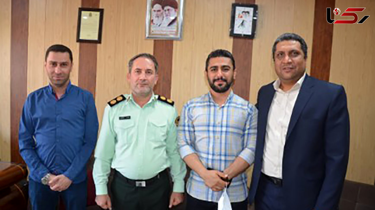 جلسه تعاملی سرپرست پلیس خرمشهر با نماینده و خبرنگار رکنا در خوزستان + عکس