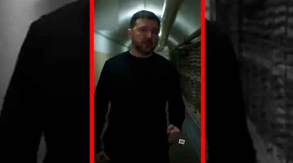 فیلم روایت زلنسکی از روزهای نخست جنگ در پناهگاه