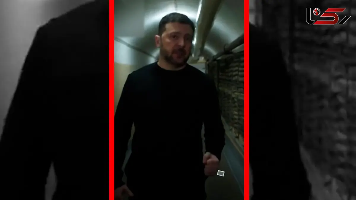 فیلم روایت زلنسکی از روزهای نخست جنگ در پناهگاه