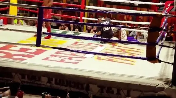 ادب شدن توریست مست توسط بوکسور حرفه ای + فیلم 