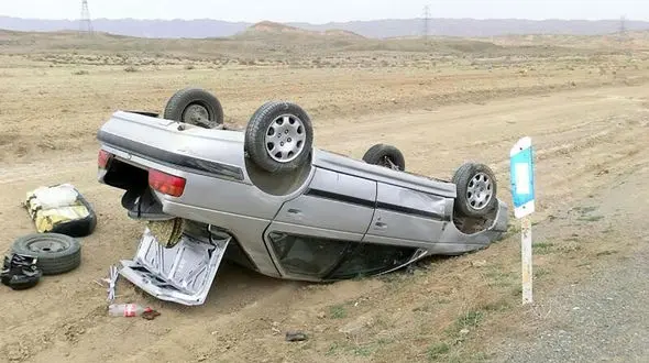 واژگونی مرگبار پژو در جاده ساوه + جزییات