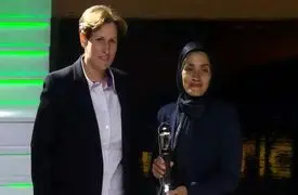 فیلم/ مرضیه جعفری، بهترین سرمربی سال آسیا: قبلاً فوتبال خیلی تماشا می‌کردم از اول بازی استقلال نماز و دعا میخوندم تا بازی رو ببره ولی الان...