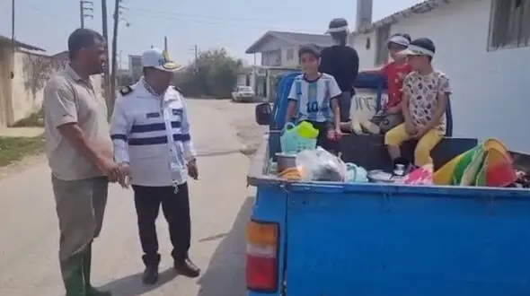 توقیف خودروی وانت که بر خلاف عرف اقدام به سوار کردن مسافر کرده بود / در مازندران رخ داد!