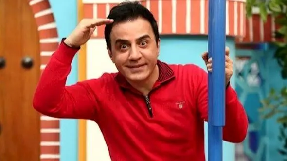 نگاهی به کیک تولد 45 سالگی عمو پورنگ خالق  شعر در قندون لب خندون +عکس/ ایشالله تولد 120 سالگیِ عمو