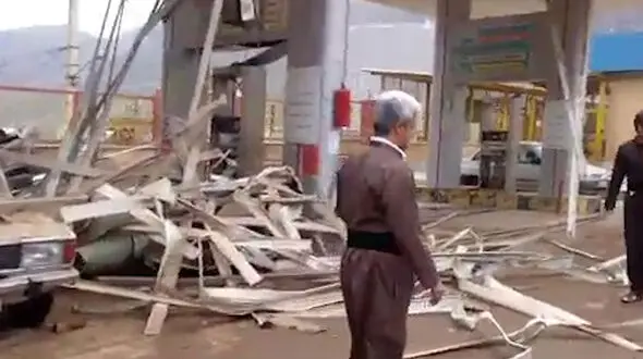 انفجار جایگاه گاز در کرمانشاه + فیلم 