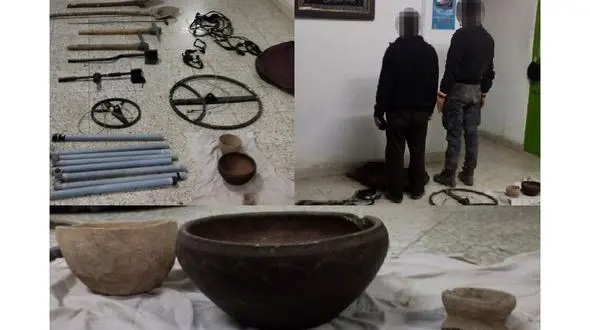 کشف سفال ساسانی در املش