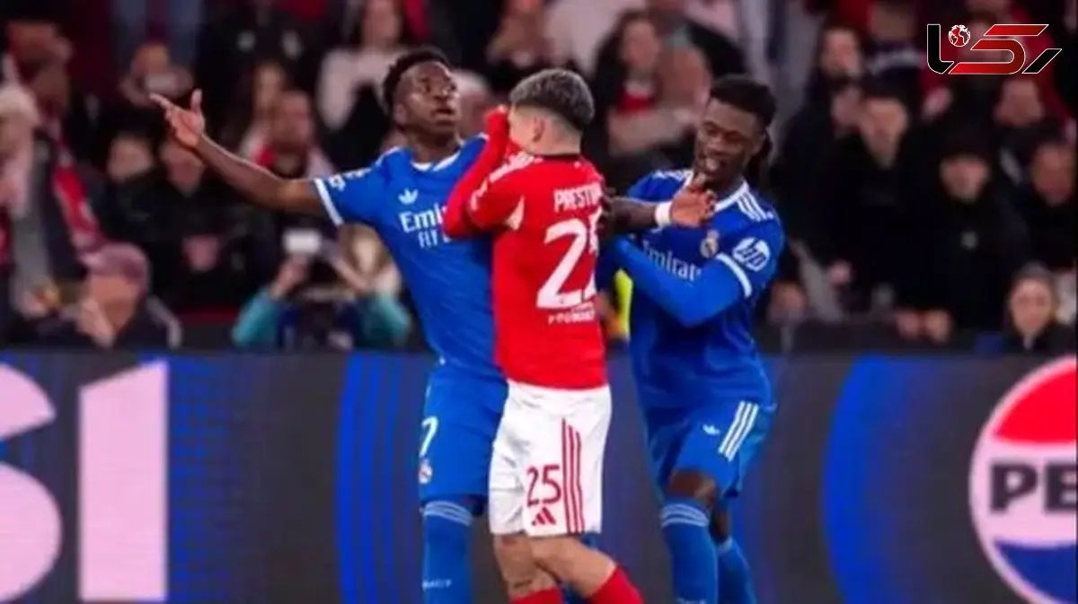 وینیسیوس چه حرفی به بازیکن بنفیکا زد؟