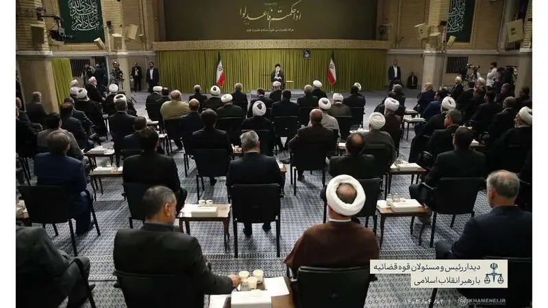 دیدار مسئولان دستگاه قضا امروز شنبه 2 تیر 1403با رهبر معظم انقلاب اسلامی 