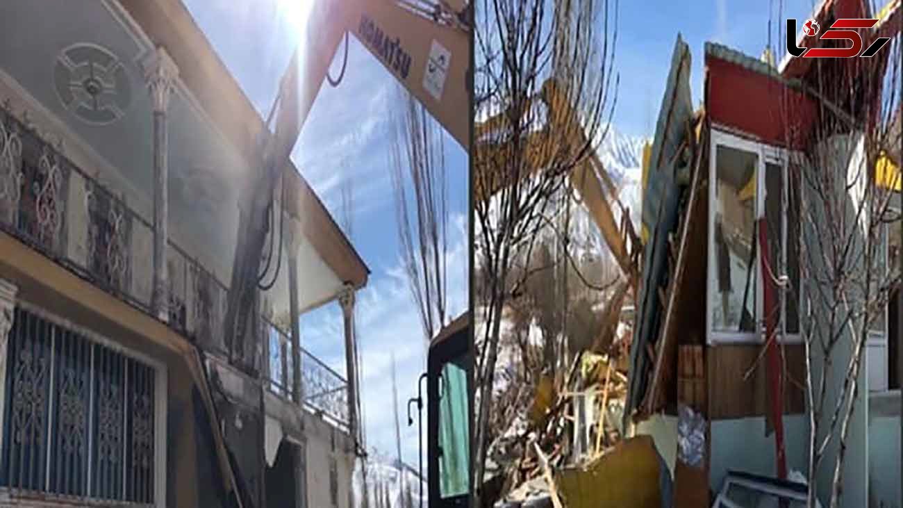 تخریب ویلای غیرمجاز 2 مقام مسئول در فیروزکوه 