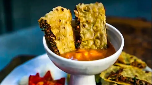  چیپس گوشت خانگی + فیلم