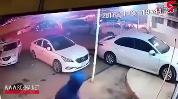 لحظه وحشتناک یک اتفاق در عربستان + فیلم