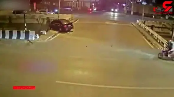 سقوط خودرو شاسی بلند به رودخانه بر اثر بی احتیاطی یک راننده دیگر + فیلم