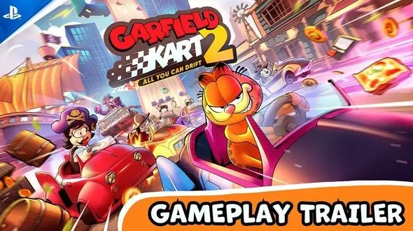 فیلم از تریلر جدید بازی Garfield Kart 2: All You Can Drift منتشر شد + فیلم 