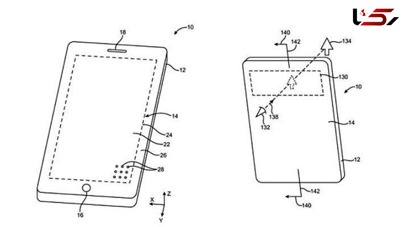اپل حق امتیاز اختراع جدیدی را ثبت کرد/پنجره ای مرموز در آیفون
