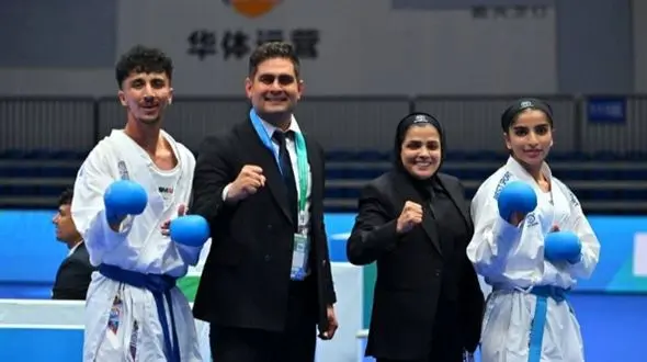 نایب قهرمانی کاراته ایران با 22 مدال در آسیا