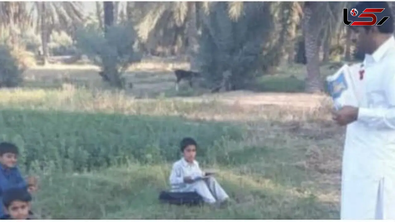 معلم وظیفه شناس خوزستانی سوژه فضای مجازی شد +عکس