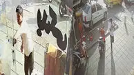 عکس / این قاتل فراری را می شناسید ؟! / به این شماره ها زنگ بزنید / آدم سوزی مرگبار در فروشگاه لوازم یدکی مشهد 