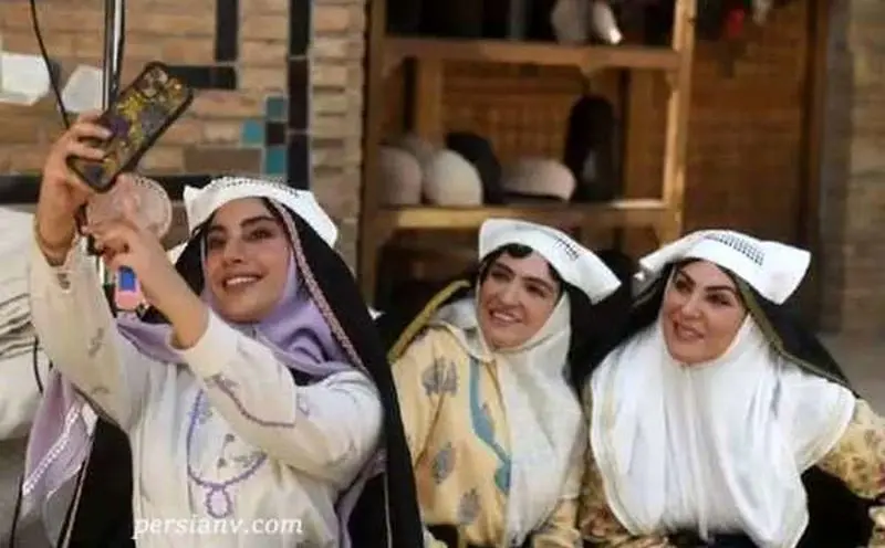 لاله اسکندری در پشت صحنه بامداد خمار