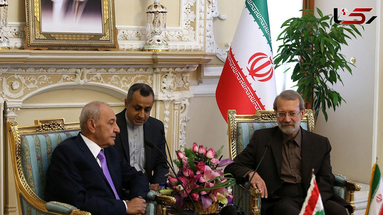 لاریجانی با رئیس مجلس لبنان دیدار و گفت‌وگو کرد 