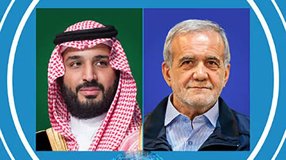 سیگنال های مثبت پزشکیان و محمد بن سلمان در اولین گفتگوی تلفنی