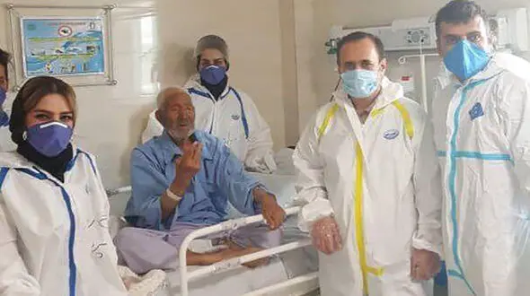 پیرمرد ۱۰۹ ساله کرمانشاهی ،کرونا راشکست داد