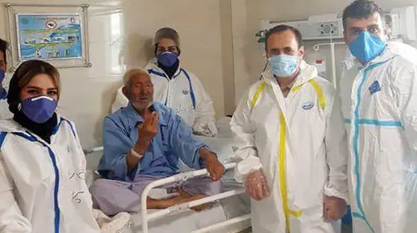 پیرمرد ۱۰۹ ساله کرمانشاهی ،کرونا راشکست داد