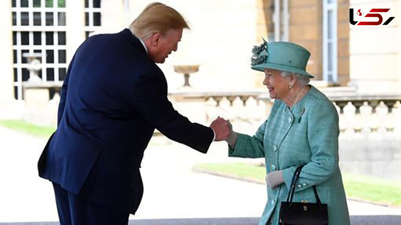 دست دادن ترامپ با ملکه انگلیس خبرساز شد+عکس