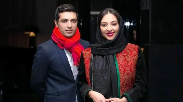 عکس اشکان خطیبی با این خانم زیبا در باکو غوغا کرد / این زن همسرش است؟