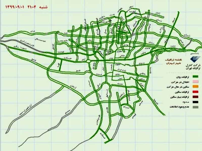 تهران ساعت 21 کرونا 