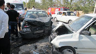 2 کشته در تصادف شدید در بزرگراه باکری+عکس