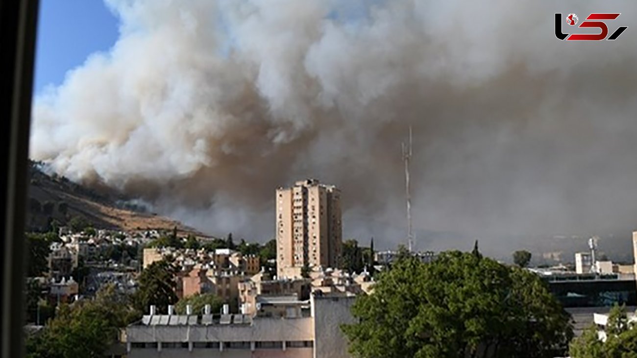 آتش‌سوزی در پایگاه نظامی رژیم صهیونیستی در نزدیکی لبنان + فیلم