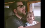 عاشقانه بانمک این پدر و دختر دل همه کاربران را برد / فیلم