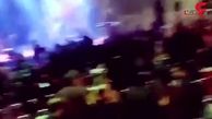 آتش سوزی در کنسرت سون باند در محمودآباد  + فیلم