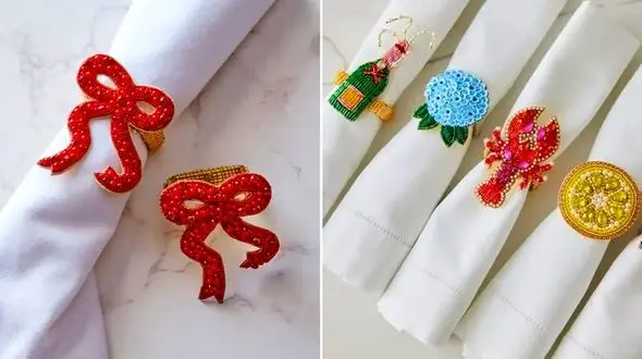 مدل های حلقه دستمال رنگی خاص؛ جادوی کوچولو برای سفره شما + 15 عکس جذاب