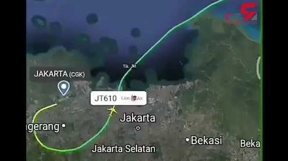 سقوط هواپیمای مسافربری با 188 سرنشین در دریا +فیلم