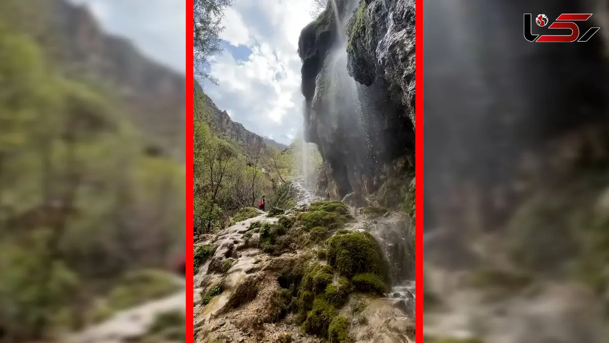 فیلم طبیعت دیدنی آبشار آبگرمه در لرستان