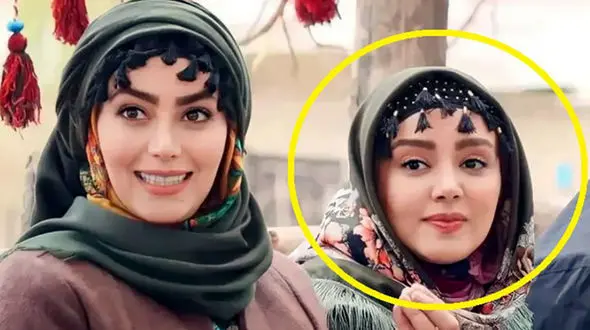 عکس جدید کراش ترین دختر سریال نون خ / ندا قاسمی یهویی زیباترین خانم بازیگر ایران شد !