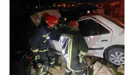 آتش سوزی تریلر با بار 6 خودرو در شیراز