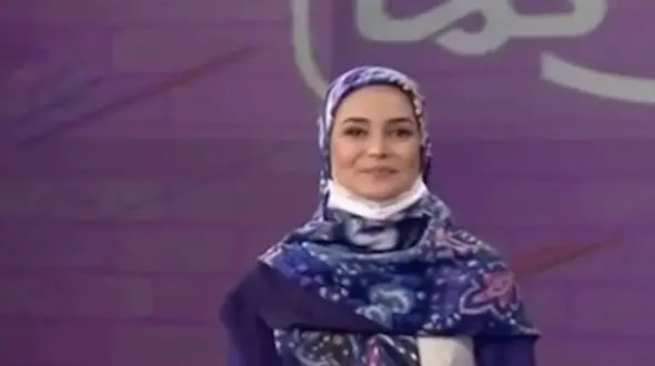 سوتی خانم مجری صدا و سیما در برنامه  زنده + فیلم