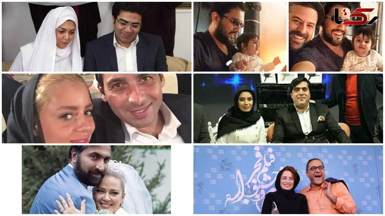 گزارشی از ازدواج و طلاق ستاره ها در سال 96 + عکس