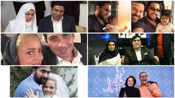 گزارشی از ازدواج و طلاق ستاره ها در سال 96 + عکس