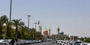 آستان مقدس امام خمینی(س) در کنار زائران مراسم بدرقه و تشییع امام قائد شهید