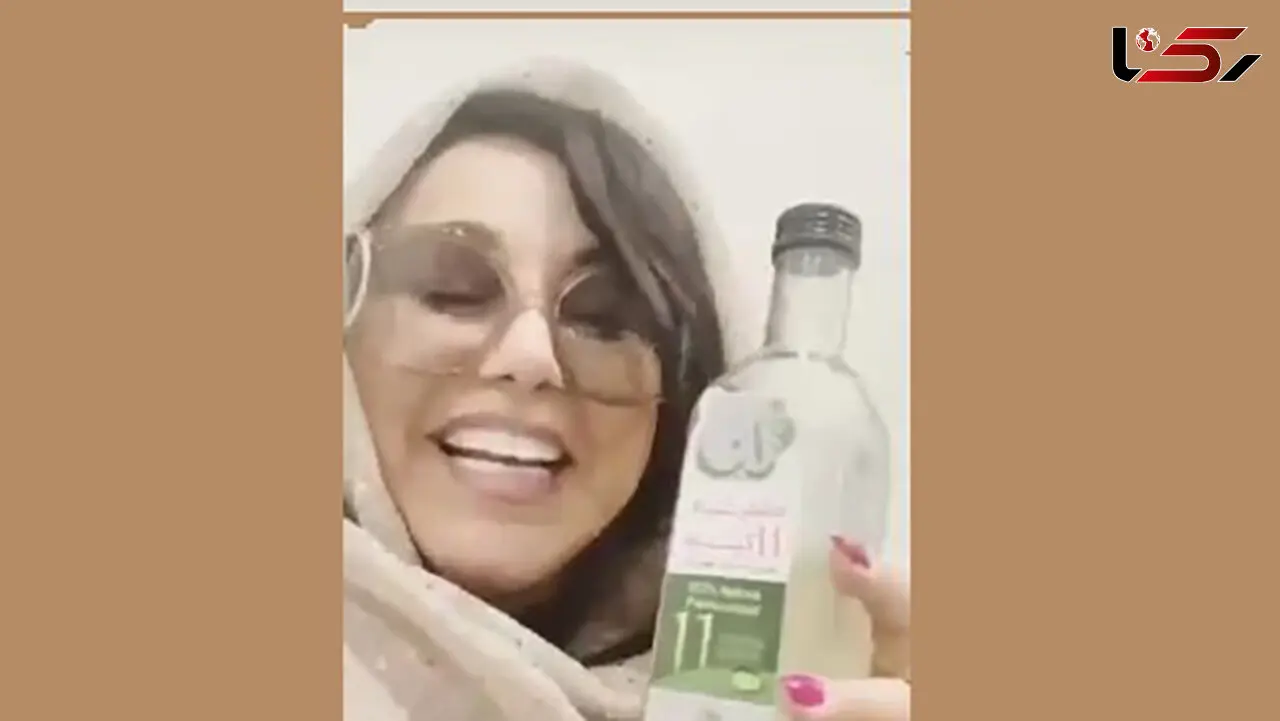 اقدام عجیب بهنوش بختیاری درباره تبلیغ شربت درمان کرونا + فیلم