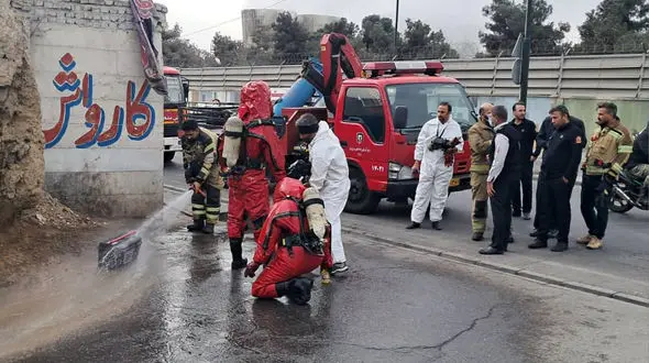 حادثه خطرناک نشت آمونیاک در کارخانه / عملیات نفس‌گیر آتش‌نشانی تهران به پایان رسید