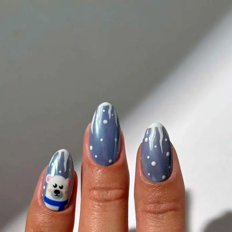 ناخن زمستانی | 30 طرح ناخن زمستانی ساده و شیک مناسب عروسی و تولد و حتی روزمره در تنوع بالا