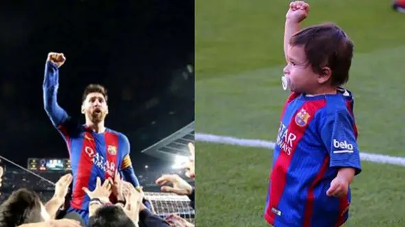 آیا پسر مسی راه پدرش را ادامه می دهد؟ + عکس