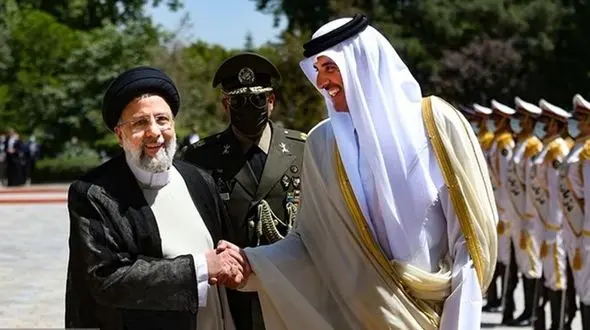 حضور امیر قطر در تهران سوژه رسانه‌ها