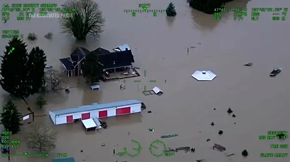 فیلم سیل گسترده در ایالت واشنگتن