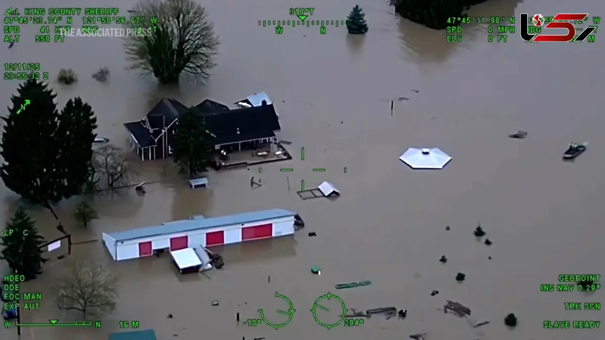 فیلم سیل گسترده در ایالت واشنگتن