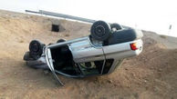 5 مصدوم در واژگونی خودرو سواری در محور مهریزـ انار